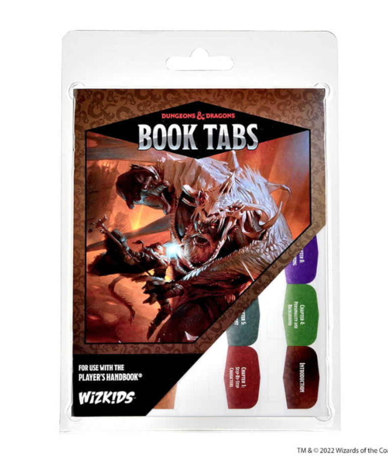 WizKids - WZK D&D: 5E - Book Tabs - Player's Handbook