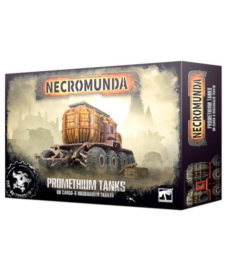 Games Workshop - GAW Necromunda - Promethium Tanks on Cargo-8 Trailer