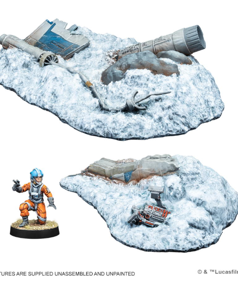 Atomic Mass Games - AMG Star Wars: Legion - Crashed X-Wing  - Battlefield Expansion