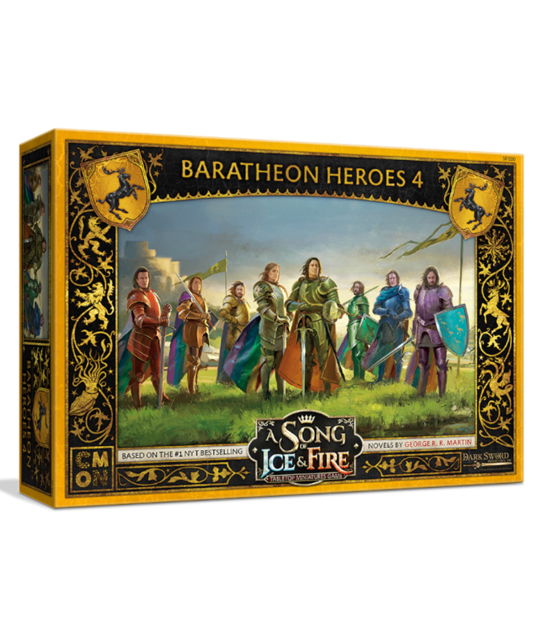 CMON PRESALE A Song of Ice & Fire: The Miniatures Game - Baratheon Heroes 4 12/02/2022