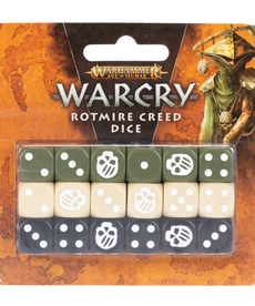 Games Workshop - GAW Warcry - Rotmire Creed Dice
