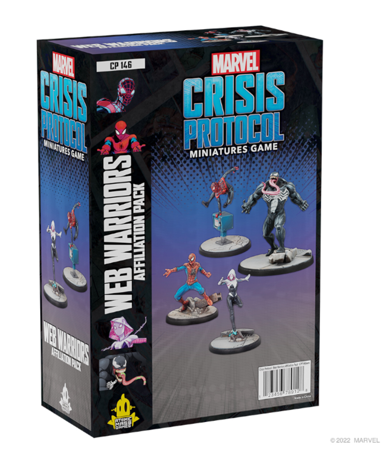 Atomic Mass Games - AMG Marvel: Crisis Protocol - Web Warriors - Affiliation Pack