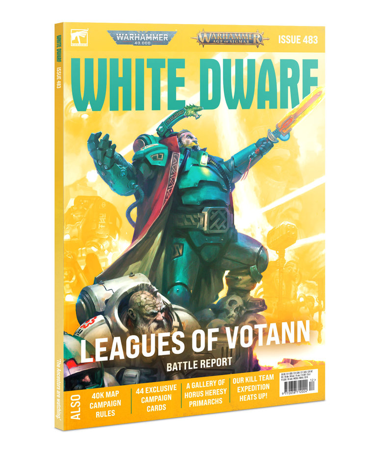 Games Workshop - GAW Warhammer - White Dwarf Magazine - Issue 483: December 2022