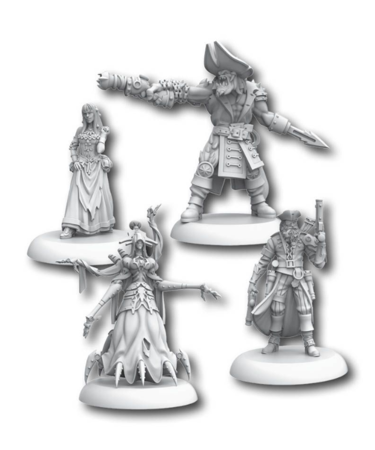 Privateer Press - PIP Iron Kingdoms - Roleplaying Game - Requiem - Nightmare Empire Miniatures Set