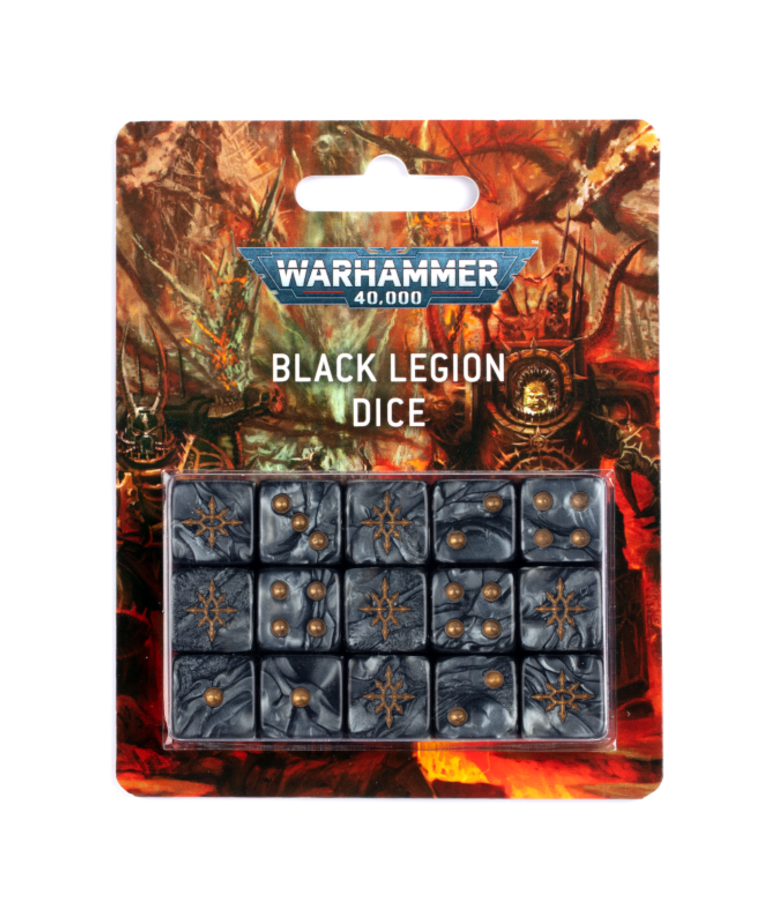 Games Workshop - GAW Warhammer 40K - Black Legion Dice