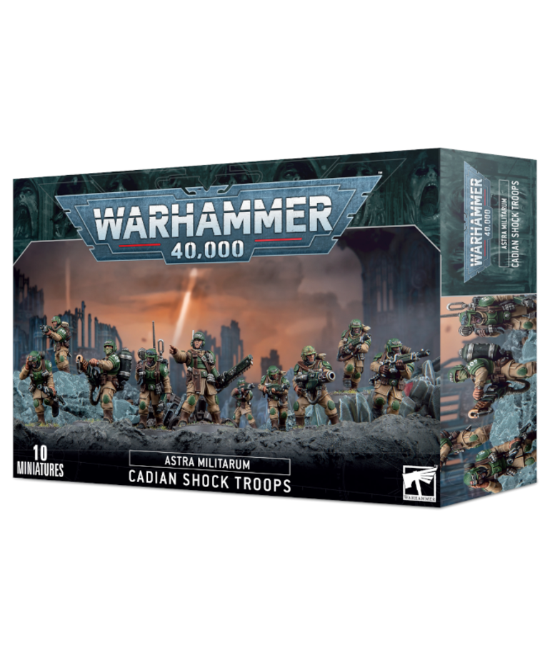 Games Workshop - GAW Warhammer 40K - Astra Militarum - Cadian Shock Troops