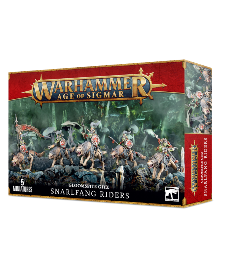 Games Workshop - GAW Warhammer: Age of Sigmar - Gloomspite Gitz - Snarlfang Riders