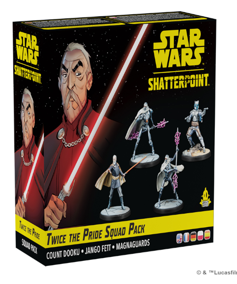 Atomic Mass Games - AMG Star Wars: Shatterpoint - Twice the Pride: Count Dooku Squad Pack