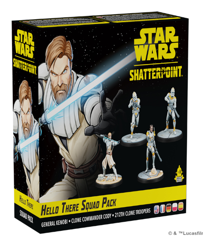 Atomic Mass Games - AMG Star Wars: Shatterpoint - Hello There: General Obi-Wan Kenobi Squad Pack