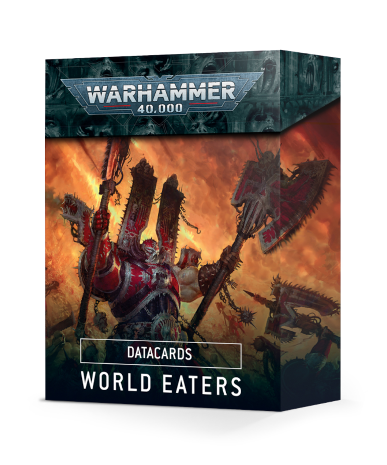 Games Workshop - GAW Warhammer 40K - Datacards - World Eaters
