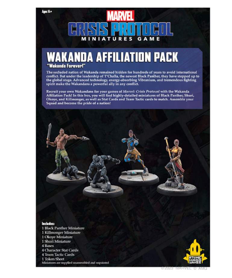 Atomic Mass Games - AMG Marvel: Crisis Protocol - Wakanda Affiliation Pack