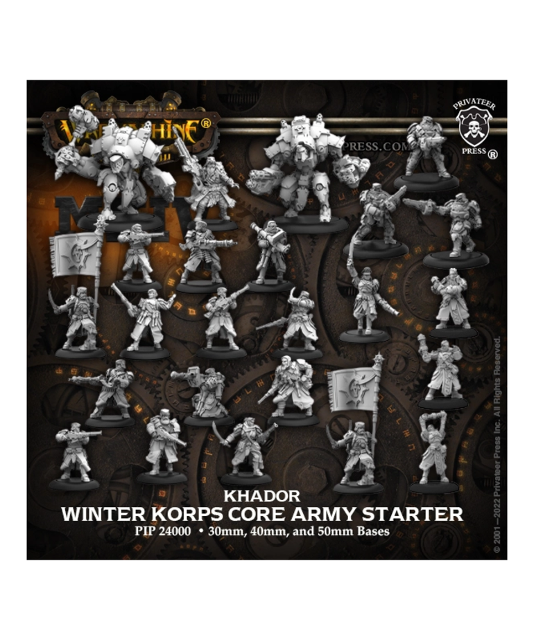 Privateer Press - PIP Warmachine: MKIV - Khador: Winter Korps - Core Army Starter Set