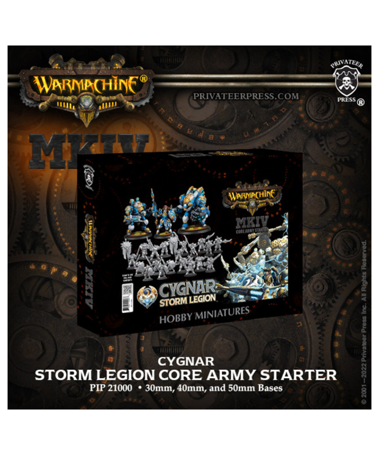 labyrint Glad Doodskaak Warmachine: MKIV - Cygnar Storm Legion - Core Army Starter Set - Discount  Games Inc