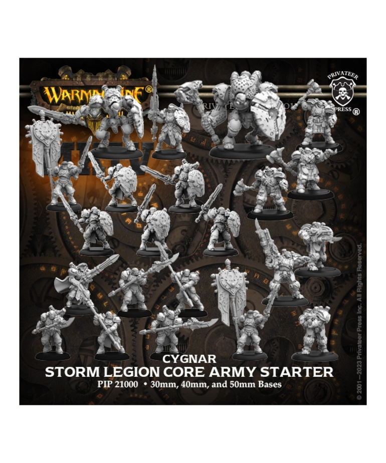 Warmachine MKIV Cygnar Storm Legion Core Army Starter Set