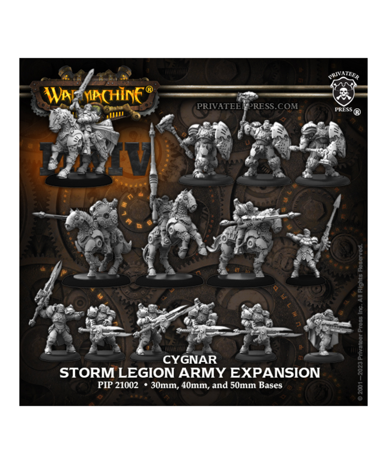 Privateer Press - PIP Warmachine: MKIV -  Cygnar Storm Legion - Army Expansion