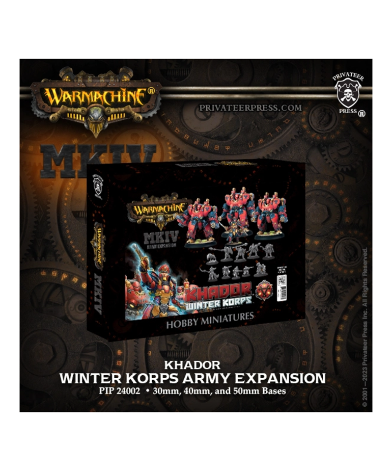 Privateer Press - PIP Warmachine: MKIV - Khador Winter Korps Army Expansion