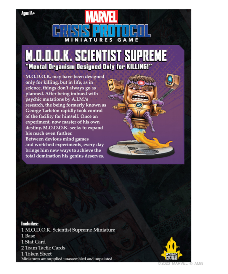 Atomic Mass Games - AMG Marvel: Crisis Protocol - M.O.D.O.K / MODOK Scientist Supreme