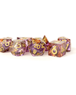 Metallic Dice Games - LIC Metallic Dice Games - Polyhedral 7-Die Set - Liquid Core - Aether Abstract