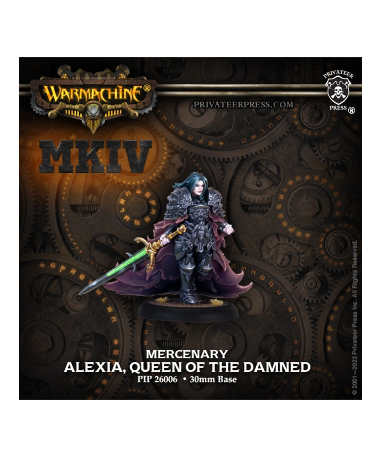 Privateer Press - PIP Warmachine: MKIV - Mercenary - Alexia, Queen of the Damned - Character Solo