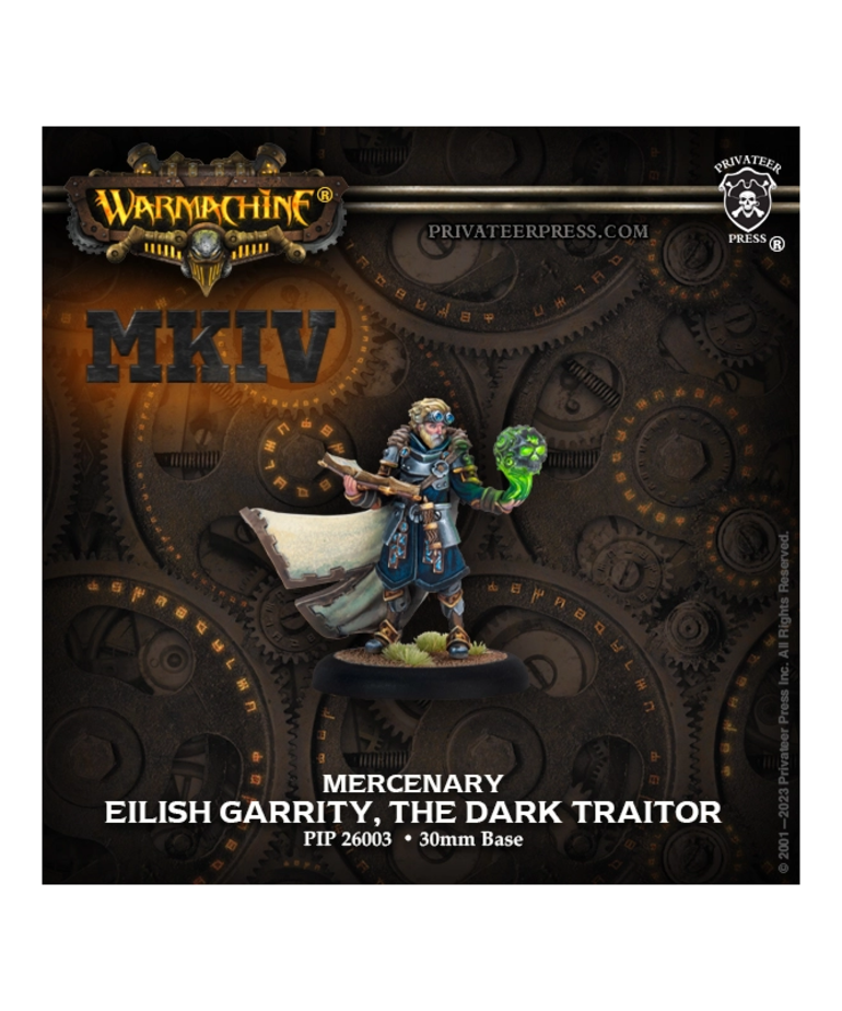Privateer Press - PIP Warmachine: MKIV - Mercenary - Eilish Garrity, the Dark Traitor - Character Solo