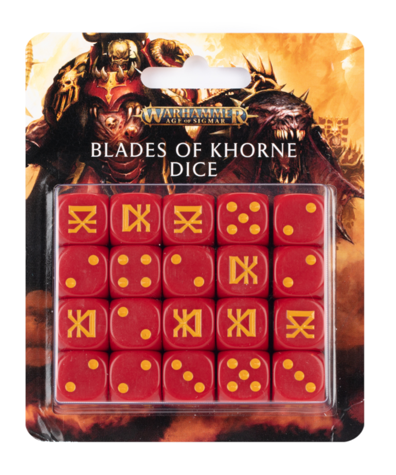 Games Workshop - GAW Warhammer: Age of Sigmar - Blades of Khorne Dice Set