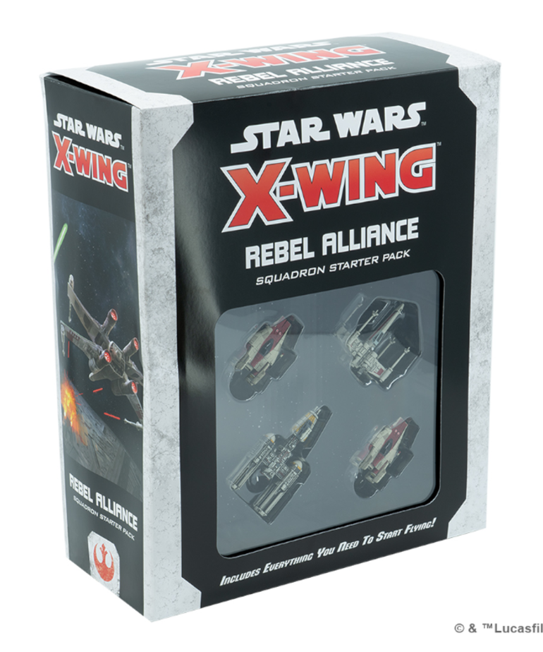 Atomic Mass Games - AMG Star Wars: X-Wing - Rebel Alliance Squadron Starter Pack