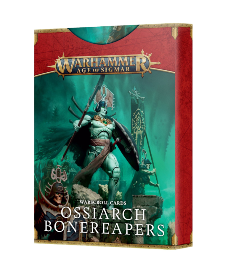 Games Workshop - GAW Warhammer: Age of Sigmar - Ossiarch Bonereapers - Warscroll Cards