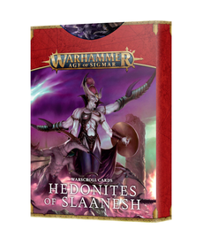 Games Workshop - GAW Hedonites of Slaanesh Warscroll Cards