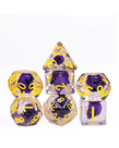 Gameopolis Dice - UDI Gameopolis: Dice - Polyhedral 7 Set - Skull Head - Purple