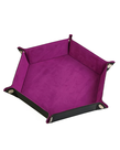 Gameopolis Dice - UDI Gameopolis: Dice Tray -  Folding: Hexagon - Rose Red