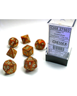 Chessex - CHX 7-Die Polyhedral Set Glitter Gold