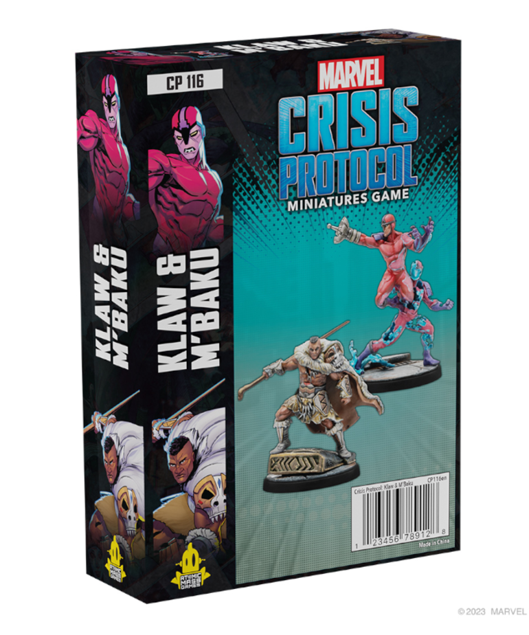 Atomic Mass Games - AMG Marvel: Crisis Protocol - Klaw & M'Baku