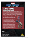 Atomic Mass Games - AMG Marvel: Crisis Protocol - Klaw & M'Baku