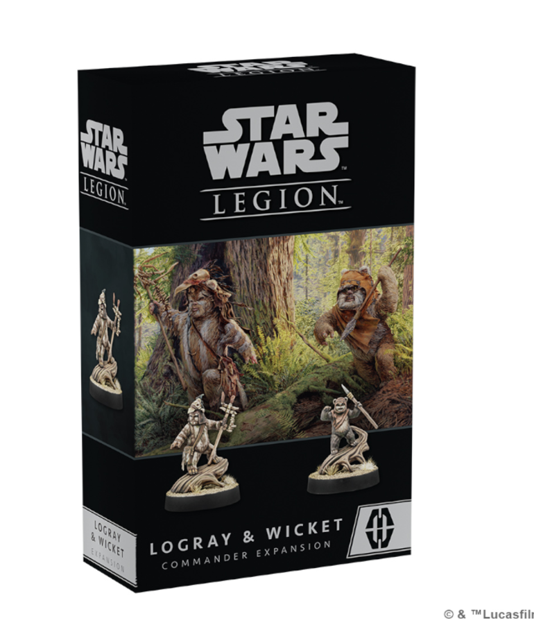 Atomic Mass Games - AMG Star Wars: Legion - Logray & Wicket Commander Expansion