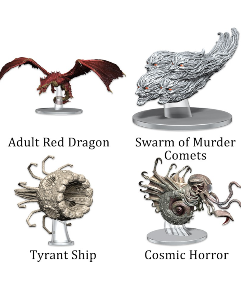 WizKids - WZK D&D: Icons of the Realms - Spelljammer Adventures in Space - Ship Scale - Threats from the Cosmos