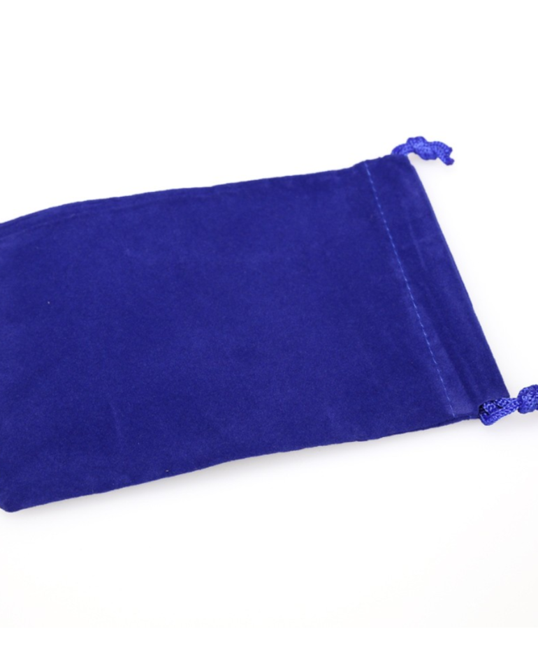 Chessex - CHX Chessex Small Suede Cloth Dice Bag Royal Blue