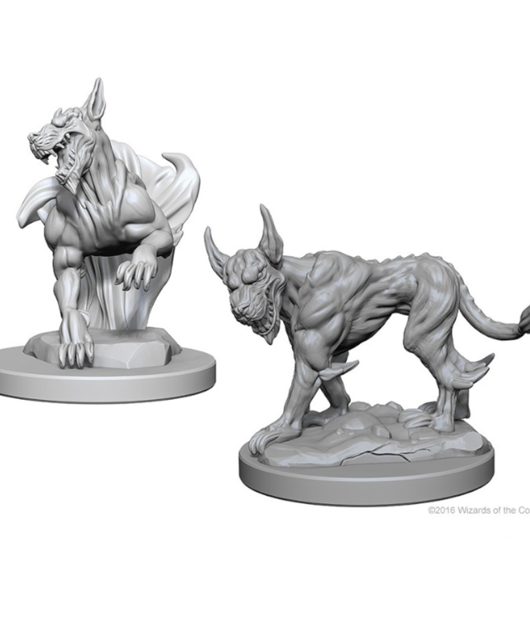 WizKids - WZK D&D: Nolzur's Marvelous Unpainted Miniatures - Blink Dogs