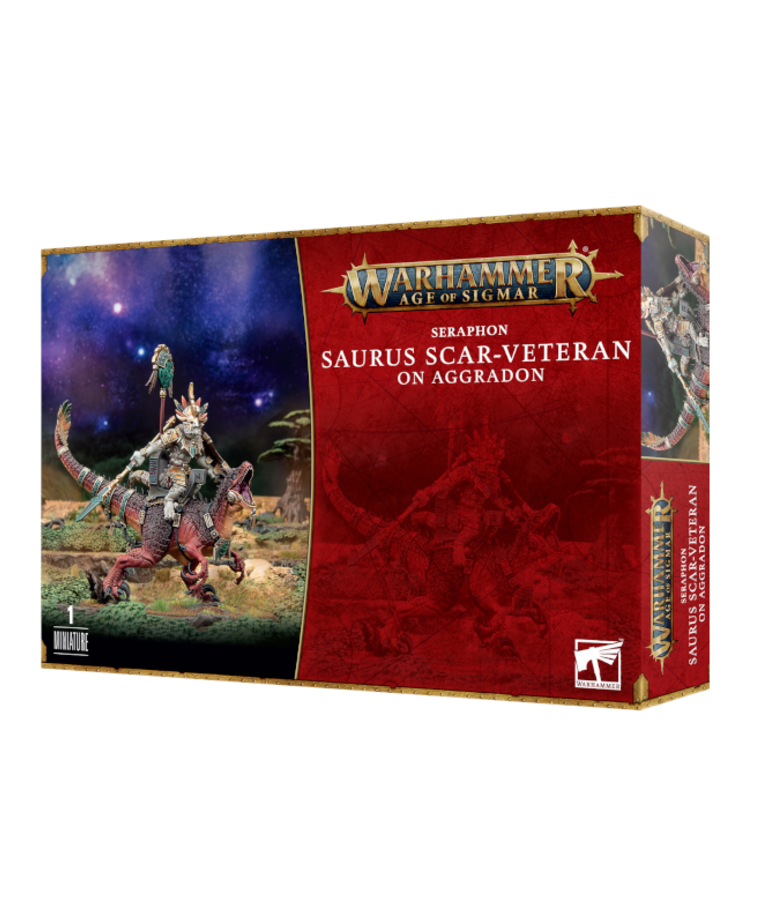 Games Workshop - GAW Warhammer: Age of Sigmar - Seraphon - Saurus Scar-Veteran on Aggradon