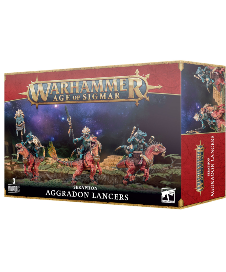 Games Workshop - GAW PRESALE Warhammer: Age of Sigmar - Seraphon - Aggradon Lancers 06/03/2023