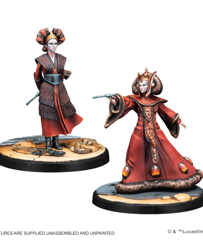 Atomic Mass Games - AMG Star Wars: Shatterpoint - We Are Brave:  Queen Padme Amidala Squad Pack