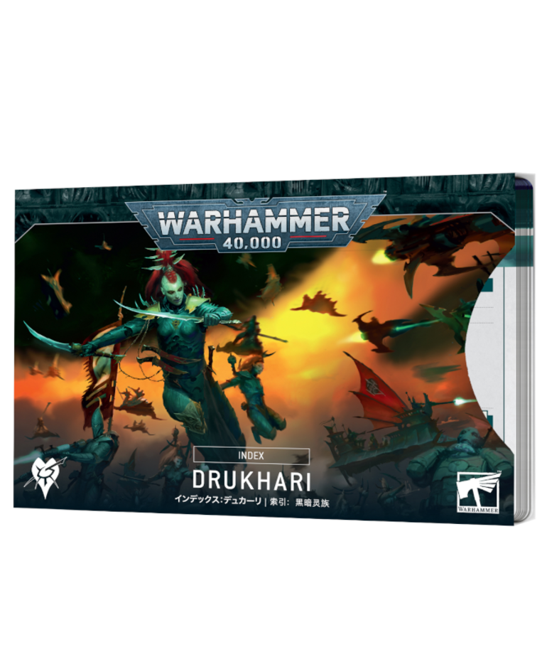 Games Workshop - GAW Warhammer 40K - Index Cards - Drukhari