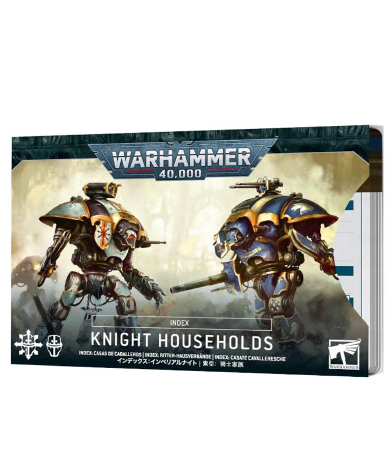 Games Workshop - GAW Warhammer 40K - Index Cards - Knight Households