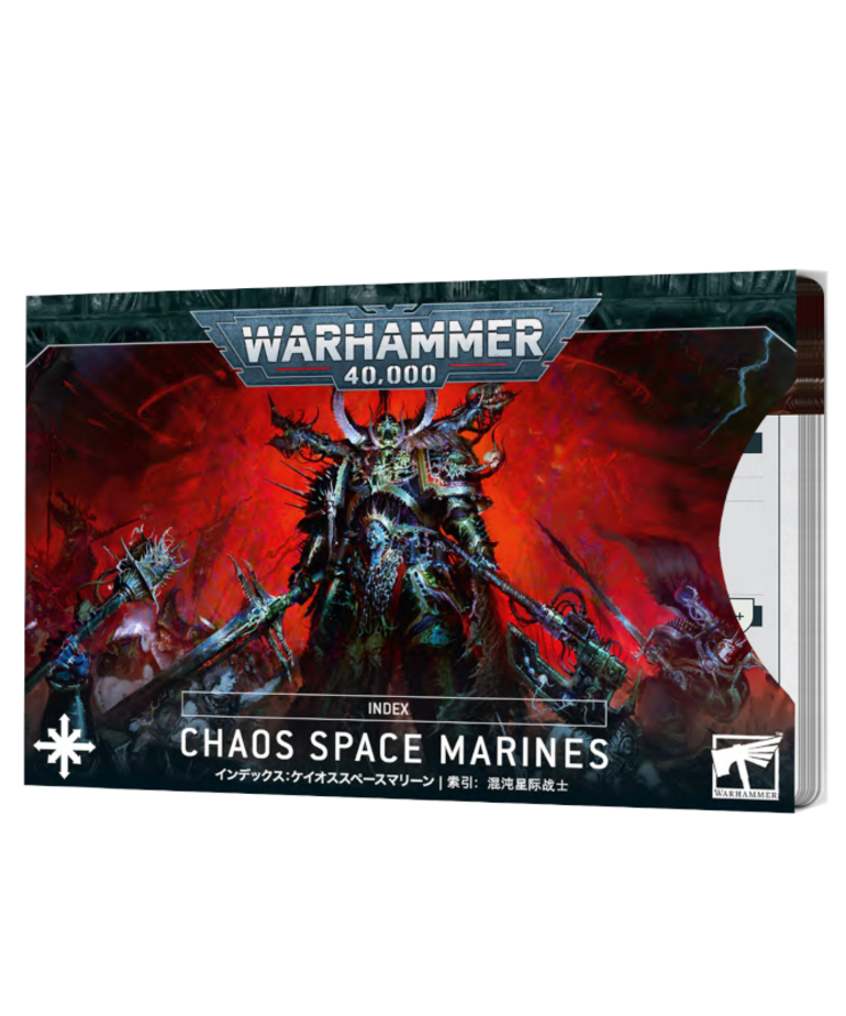 Games Workshop - GAW Warhammer 40K - Index Cards - Chaos Space Marines