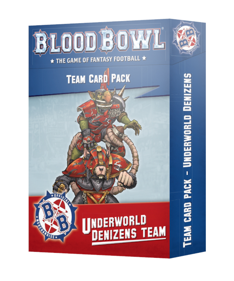 Games Workshop - GAW Blood Bowl - Underworld Denizens Team Card Pack