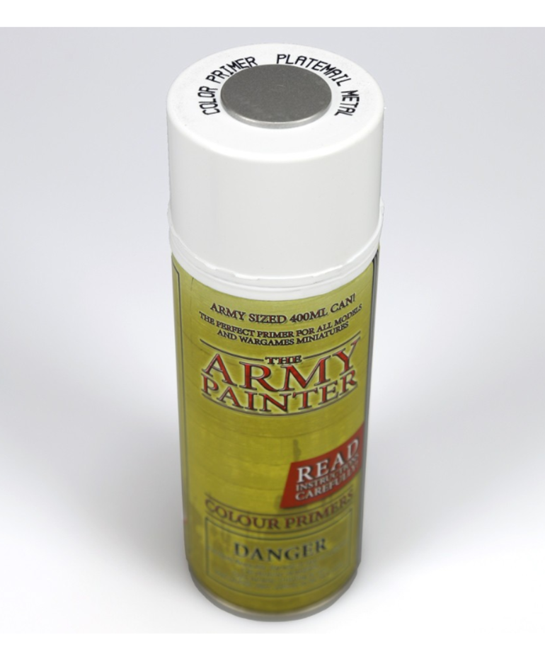 The Army Painter - AMY The Army Painter: Colour Primer Spray - Plate Mail Metal