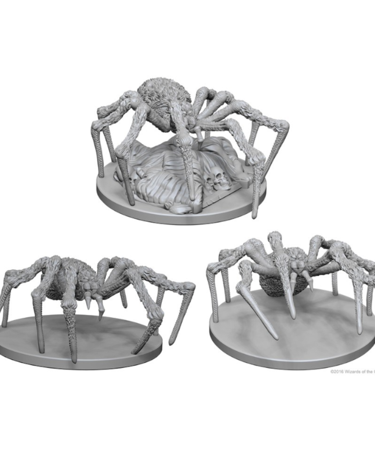 WizKids - WZK D&D: Nolzur's Marvelolus Unpainted Miniatures - Spiders
