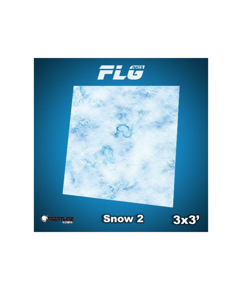 Frontline Gaming Frontline Gaming Mats: Snow 2 - 3x3
