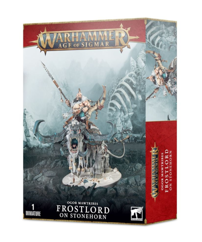 Games Workshop - GAW Warhammer: Age of Sigmar - Ogor Mawtribes - Frostlord on Stonehorn