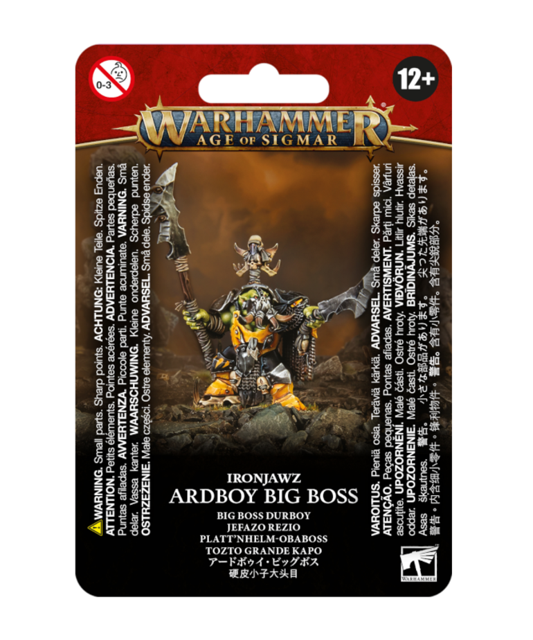 Games Workshop - GAW PRESALE Warhammer: Age of Sigmar - Ironjawz - Ardboy Big Boss 09/23/2023