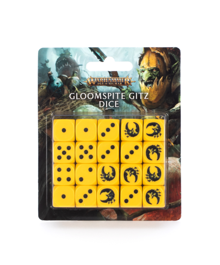 Games Workshop - GAW Warhammer: Age of Sigmar - Gloomspite Gitz Dice